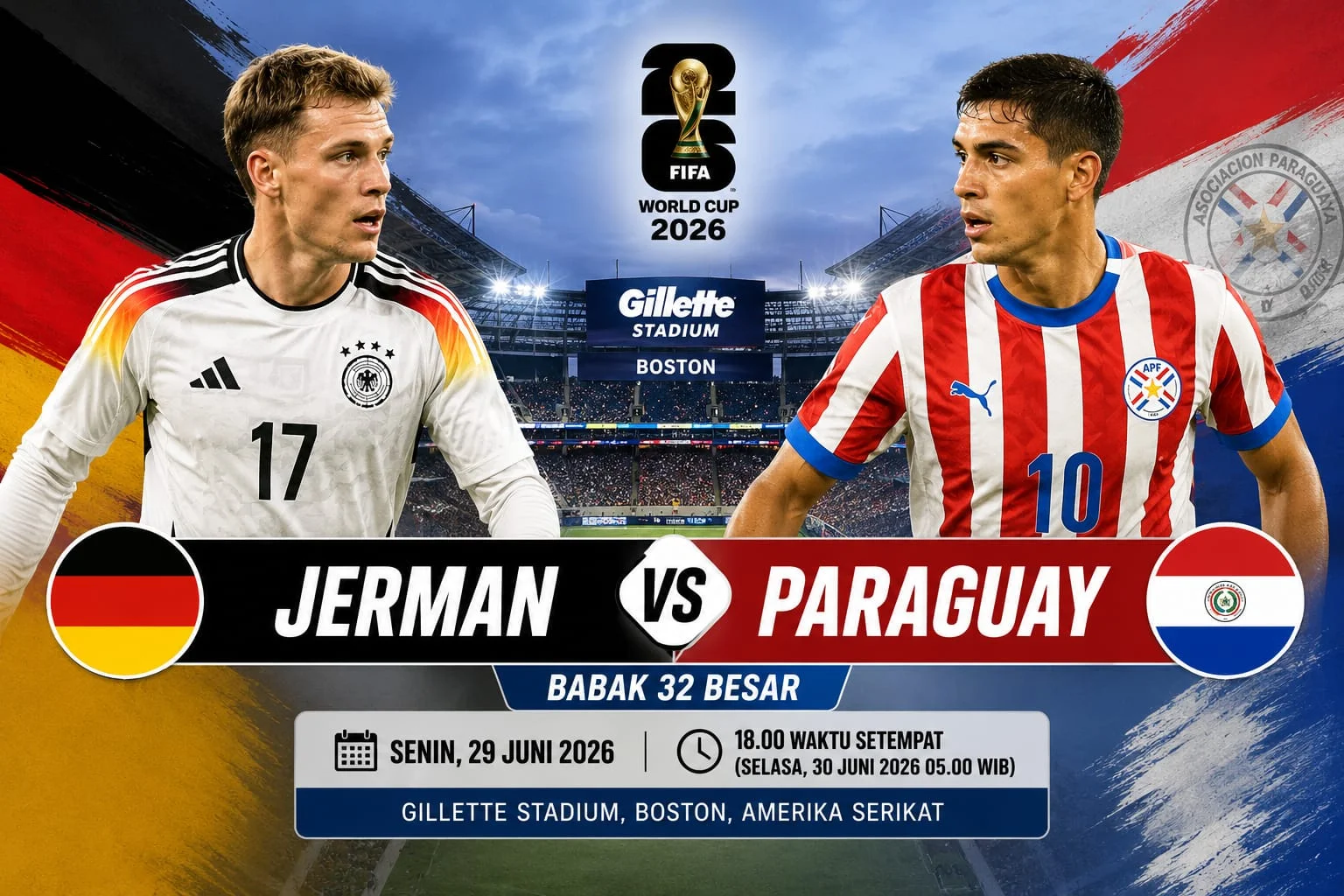 Jerman vs Paraguay